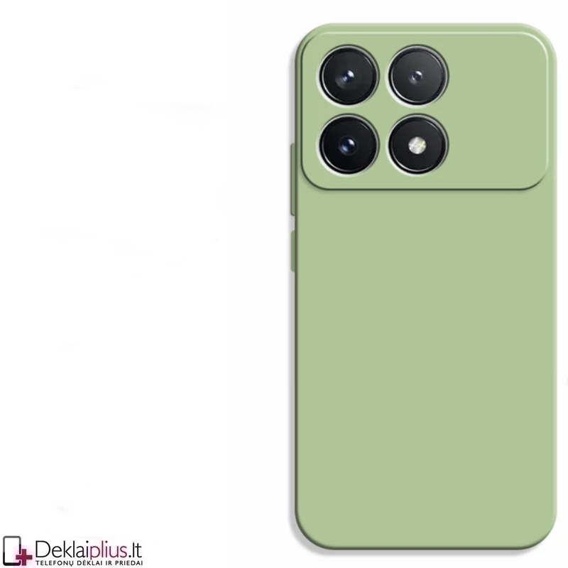 Liquid Air silikoninis šviesiai žalias dėklas - su kameros apsauga (Xiaomi Poco F6 Pro 5G) Liquid Air silikoninis šviesiai žalias dėklas - su kameros apsauga (Xiaomi Poco F6 Pro 5G)
